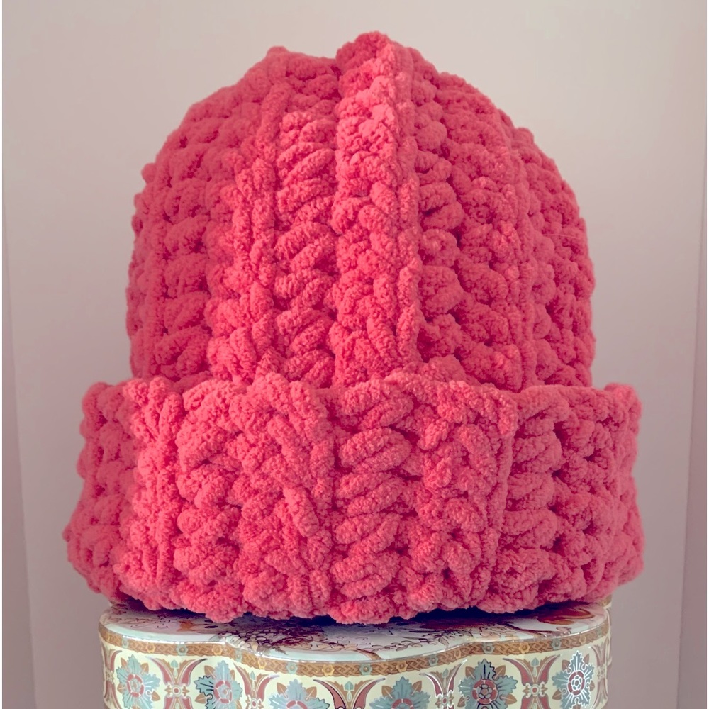 Chunky winter crochet 🧶 hat at
